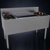 Thumbnail image #4 for Glastender 48-Inch Underbar Combo Ice Bin/Cocktail Unit with 10-Circuit Cold Plate and Dual Bottle Wells