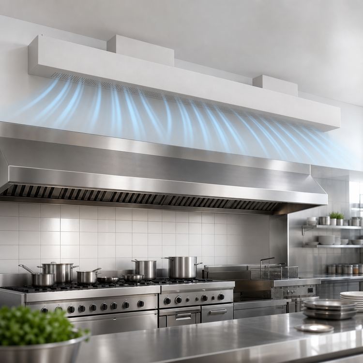 Product image #4 for Avtec SimpleSpec 144-Inch Make-Up Air Perforated Supply Plenum for SSA-BOX144 Wall Hood