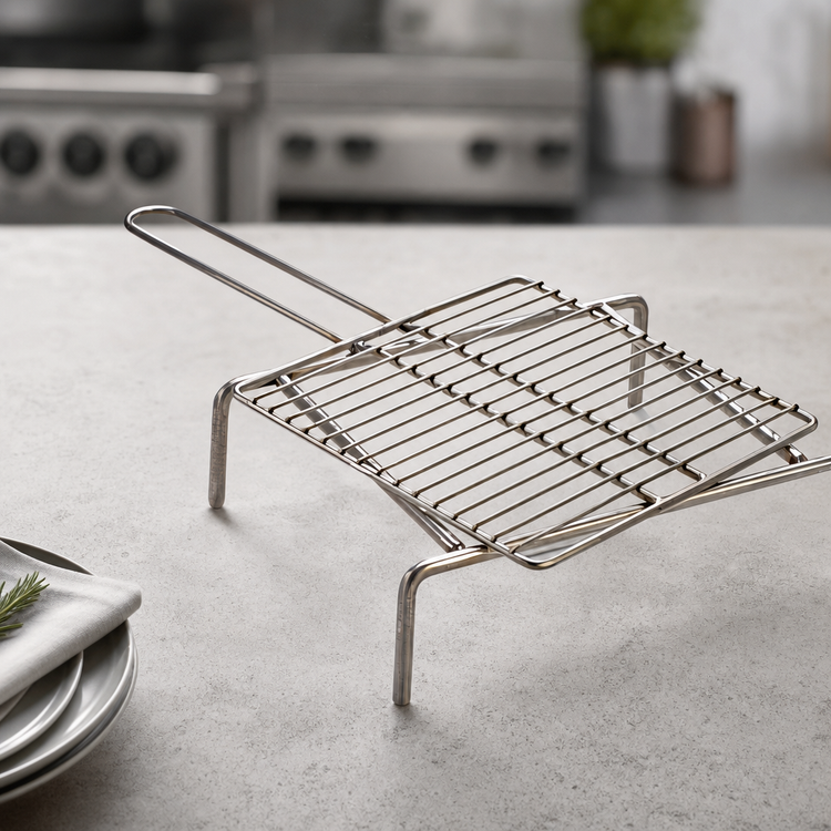 Product image #4 for Trento Small Tuscan Grill with Support, 10 x 10 Inches