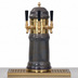 Thumbnail image #4 for Glastender Rembrandt 3-Faucet Air-Cooled Countertop Draft Dispensing Tower with Surface-Mount Drain Pan, Polished Brass Finish