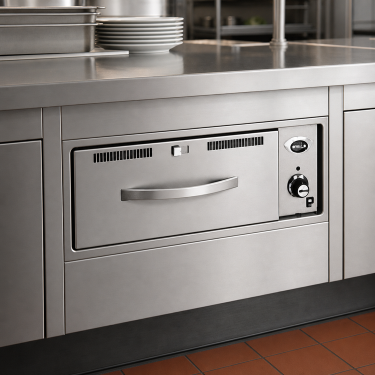 Product image #4 for Wells RW-16HD Heavy Duty Built-In Single Drawer Warmer