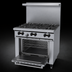 Thumbnail image #4 for Garland Signature Sunfire 36-Inch Commercial Gas Range with 6 Open Burners and Standard Oven