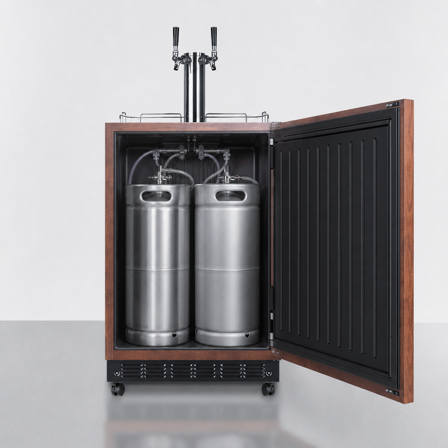 Two 1/6-Barrel Keg Capacity