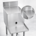 Thumbnail image #4 for CHOICE by Glastender Freestanding Stainless Steel Underbar Blender Station with Filler Board and 9-Inch Blender Shelf, 12 x 24 Inches