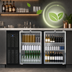 Thumbnail image #4 for Continental Refrigerator BB59SNGD 59-Inch Shallow Depth Back Bar Cooler with Glass Doors
