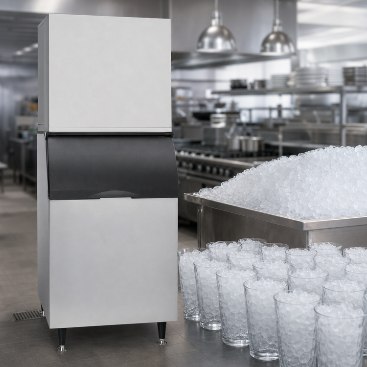 Product image #4 for Ice-O-Matic MFI2306R Flake-Style Ice Maker with Air-Cooled Remote Condenser, 2250 lb/Day