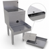 Thumbnail image #4 for Glastender Underbar Blender Station with Drainboard Top and 9-Inch Blender Shelf