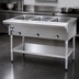 Thumbnail image #4 for Eagle Group Electric Open Base Hot Food Table, 48 Inch, 3 Dry Wells, 240V