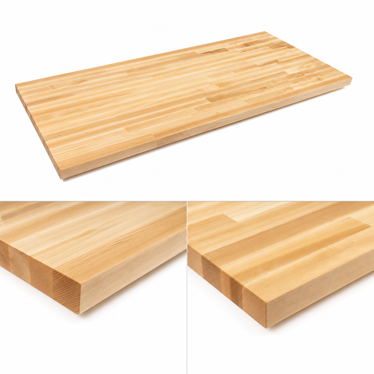 Product image #4 for Boos Block Northern Hard Rock Maple Blended Edge Grain Kitchen Countertop, 84 x 36 x 1-1/2 Inches, Penetrating Oil Finish