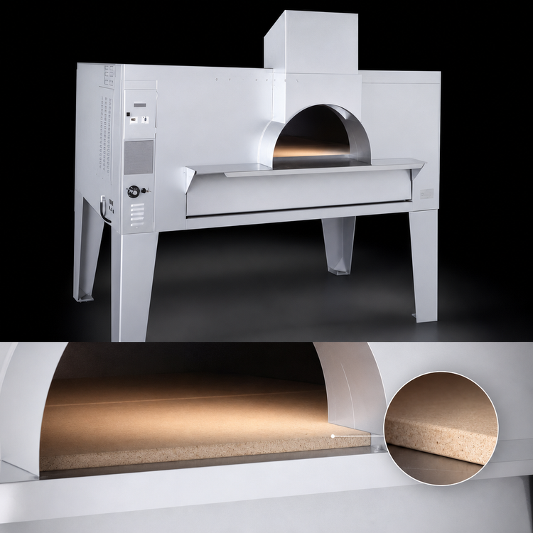 Product image #4 for Bakers Pride Il Forno Classico FC-816 Single-Deck Gas Pizza Oven, Wood-Burning Style, 84-Inch Wide