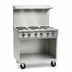 Thumbnail image #4 for Imperial Pro Series 36-Inch Electric Restaurant Range with 6 Round Elements and Open Cabinet Base