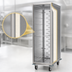 Thumbnail image #4 for BevLes HPIC-6836 Mobile Full-Height Insulated Heated Proofer & Holding Cabinet with Clear Polycarbonate Door, 36 Full-Size Pan Capacity