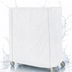 Thumbnail image #4 for Metro White Waterproof Queen Mary & Banquet Cart Cover, 60 x 24 x 54 Inches