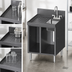 Thumbnail image #4 for CHOICE 24-Inch Stainless Steel Underbar Sink Cabinet with Left Drainboard