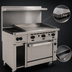 Thumbnail image #4 for Wolf Challenger XL 48-Inch Gas Restaurant Range with 2 Open Burners, 36-Inch Griddle, and Standard Oven