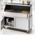 Thumbnail image #4 for Dinex DXPPB560IBFFW Full Length Ice Bin Portable Bar with Cabinets, Frost White