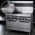 Thumbnail image #4 for Southbend S-Series 48-Inch Commercial Gas Restaurant Range with 2 Open Burners, 36-Inch Griddle, Standard Oven and Cabinet Base