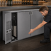 Thumbnail image #4 for Glastender C2FB60 Two-Zone Front-Serviced Back Bar Cooler, 60-Inch, 2-Section