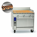Thumbnail image #4 for Imperial (Middleby) Spec Series IHR-GT36-E 36-Inch Electric Heavy-Duty Griddle Range with Standard Oven, Thermostatic Controls, Stainless Steel