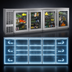 Thumbnail image #5 for Perlick 108-Inch Wide Four-Door Self-Contained Back Bar Refrigerator