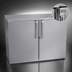 Thumbnail image #4 for 48-Inch Two-Section Non-Refrigerated Back Bar Dry Storage Cabinet with Locking Solid Doors