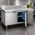 Thumbnail image #4 for La Rosa 80-Inch Three-Section Work Top Freezer Base with Doors
