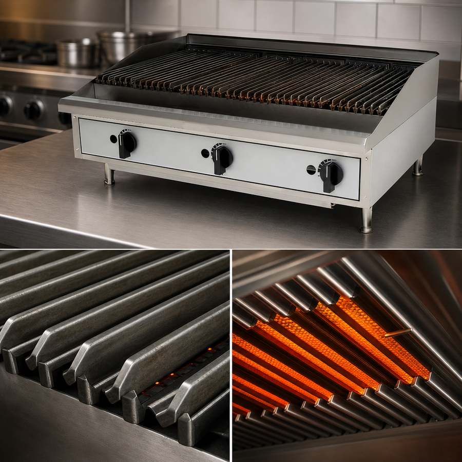 Heavy Stainless Steel Radiants