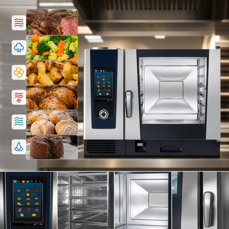 Product image #4 for RATIONAL iCombi Pro 6-Full Size Natural Gas Combi Oven, 208/240V 1-Phase