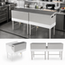 Thumbnail image #4 for John Boos Double 24-Inch Speed Rail Locking Cover, 18/300 Stainless Steel