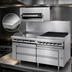 Thumbnail image #4 for Titan Heavy Duty 12-Inch Modular Gas Griddle Top Section with Thermostatic Controls and 1-Inch Polished Steel Plate