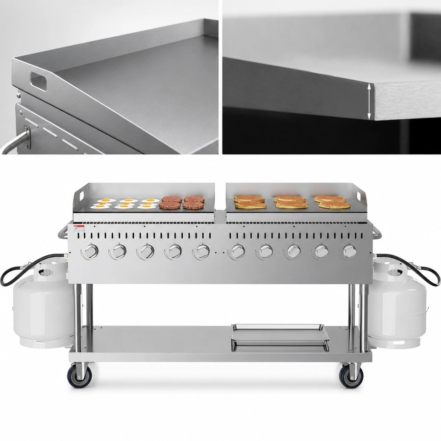 Dual 36-Inch Griddle Plates