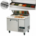 Thumbnail image #4 for Migali Competitor Series® 44-Inch Single-Section Refrigerated Pizza Prep Table