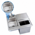 Thumbnail image #4 for BK Resources Drop-In Ice Bin with Sink, Right-Hand, 21 x 18 Inch, 304 Stainless Steel
