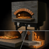 Thumbnail image #4 for Univex Artisan Stone Hearth Round Gas Pizza Oven with 39-3/8-Inch Chamber and 5-Pizza Capacity