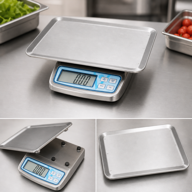 Product image #4 for Edlund Bravo! Submersible Waterproof Digital Portion Scale, 10 lb, 230V