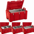 Thumbnail image #5 for Cambro Camcarrier Top-Loading Insulated GN Food Pan Carrier, 40 Qt, Hot Red