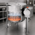 Thumbnail image #4 for Cleveland Range KDL100T 100-Gallon Direct Steam Tilting Steam Kettle with Open Quad-Leg Base