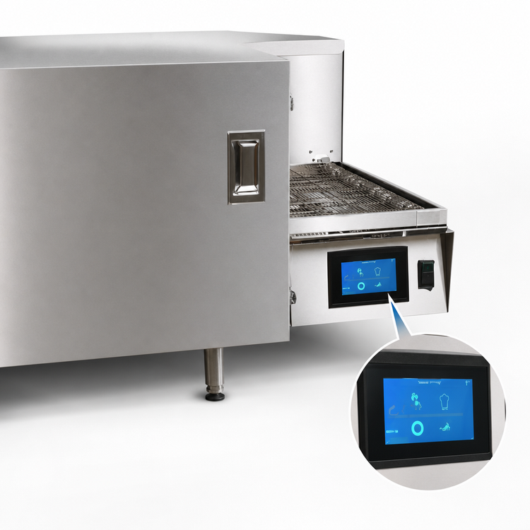 Product image #4 for Lincoln Aperion 24 Series 16-Inch x 48-Inch Electric Impinger Conveyor Oven with Solid Door