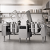Thumbnail image #4 for Southbend Steam Direct Steam Twin Tilting Mixer Kettle, 2 x 40-Gallon, Power Tilt