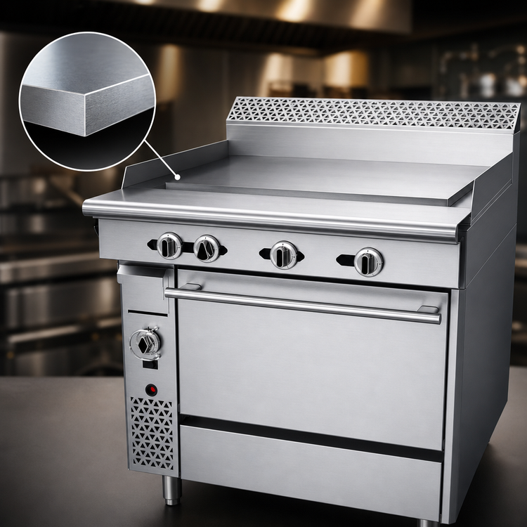 Product image #4 for Garland Cuisine Heavy-Duty 36-Inch Gas Plancha Range with Standard Oven