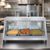 Thumbnail image #4 for Hatco Glo-Ray Full-Service Countertop Hot Food Display Case, 3-Pan Single Shelf, See-Thru