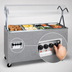 Thumbnail image #4 for Vollrath 2-Series Affordable Portable 4-Well Mobile Hot Food Station with Open Storage Base and Buffet Breath Guard