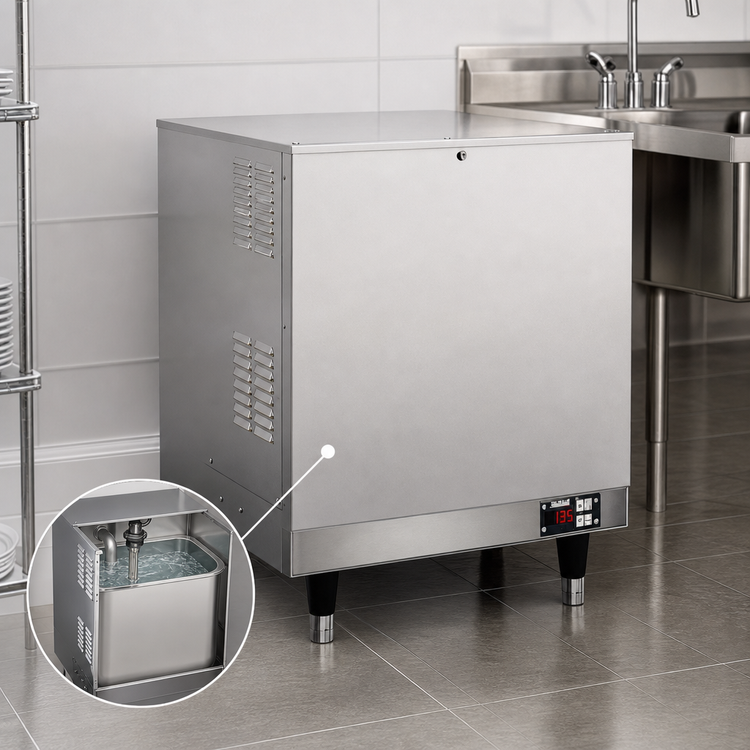 Product image #4 for Floor Model Electric Booster Heater with 16-Gallon Stainless Steel Storage Tank, 30 kW