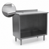 Thumbnail image #4 for Spec-Master Underbar Open Front Cabinet Base Work Table, 72 x 24 Inches, 14-Gauge 304 Stainless Steel Top, 1-1/2 Inch Rear Up-Turn