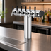Thumbnail image #4 for Perlick Winged Tee Countertop Glycol-Cooled Draft Tower for 5 Faucets