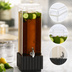 Thumbnail image #4 for Cal-Mil Brooklyn Ribbed Square Ice Beverage Dispenser, 3 Gallon Polycarbonate Tank