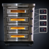 Thumbnail image #4 for Marra Forni ELST37-36/4 Four-Deck Electric Stackable Deck Oven with 37 x 36 Inch MarraStone Cooking Surface