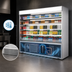 Thumbnail image #4 for Turbo Air Vertical Air Curtain Open Display Merchandiser, 92-7/8 Inch, 45.2 Cu. Ft.