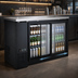 Thumbnail image #4 for 48-Inch Narrow Counter-Height Back Bar Refrigerator with 2 Glass Sliding Doors