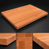 Thumbnail image #4 for Boos Block American Cherry Edge Grain Kitchen Countertop, 60 Inches x 42 Inches x 3 Inches, Varnique Finish